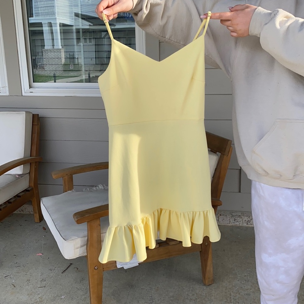 Yellow 1 State Mini Dress, worn once